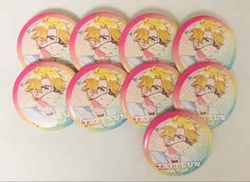 컬러풀 피치 타츠운 산푸피파 셰어하우스 캔뱃지