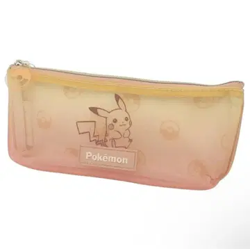 [ 새상품 ] 포켓몬 펜 케이스 메쉬 슬림 파우치 그라데이션 피카츄