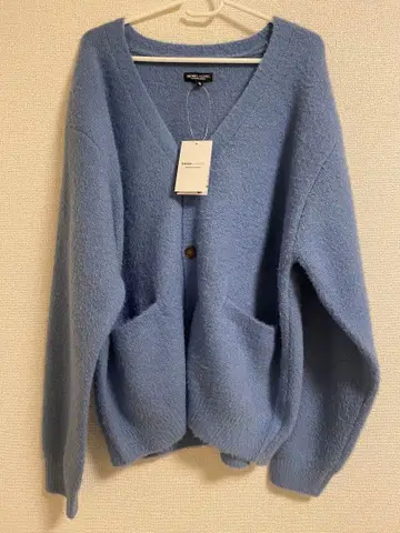 [ DEAR LAUREL ] 겉옷 남성용 니트 가디건 M 사이즈 SAX