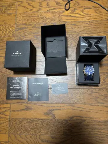 EDOX 크로노 오프쇼어 리미티드 에디션 손목시계 블루