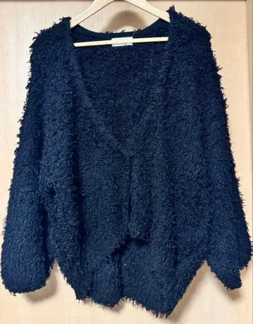 [ emmi ] 프린지 니트 가디건