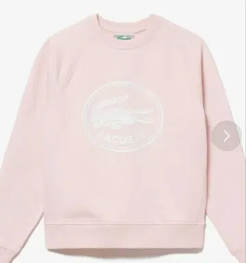 플로키 락 프린트 스웻셔츠 라이트 핑크