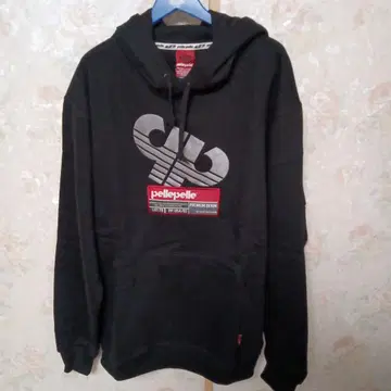 펠레펠레 후드티 자수 로고 빅 사이즈 블랙 2XL b-boy