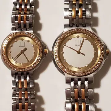 최종 가격 인하 던힐 손목시계 페어 오늘 판매 종료! 중고