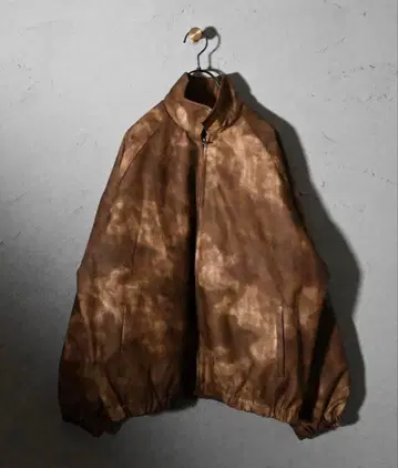 HALHAM PU 가죽 트래커 자켓 브라운