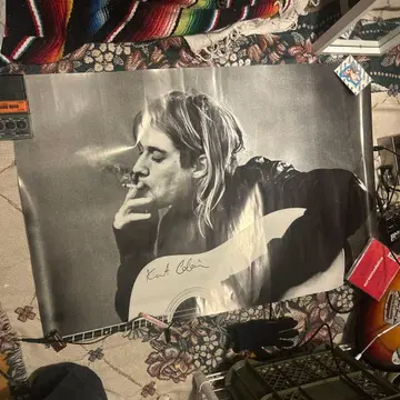 Nirvana Kurt Cobain 포스터