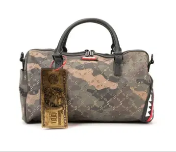[ SPRAYGROUND ] 미니 더플백 카모 패턴 샤크 패턴 보스턴 백