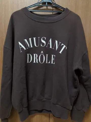 IENA 이에나 구매 로고 맨투맨 브라운