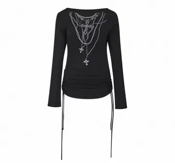 STRIKE A POSE 상의 브라우스 셔츠 y2k opium