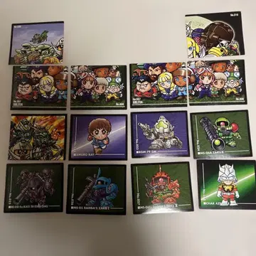 SD 건담 월드 씰더스 EX 반짝이 있음