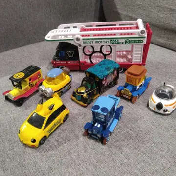 디즈니 모터스 미니카 세트 8대