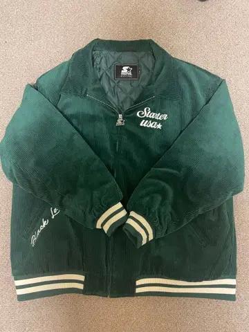 Starter 코듀로이 자켓 다크 그린