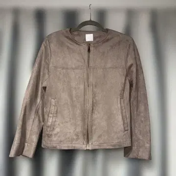 베이지 노카라 자켓 L 사이즈