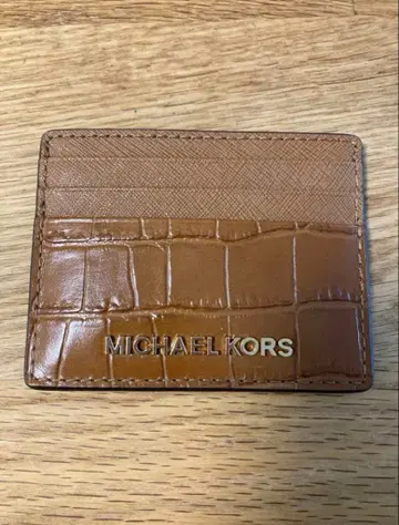 MICHAEL KORS 브라운 카드 케이스