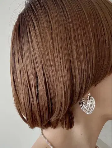 CHIEKO+ peekaboo heart hoop pierce 실버