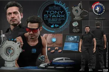 1/6 아이언맨 2 핫토이즈 토니 스타크 아크 리액터 개발판