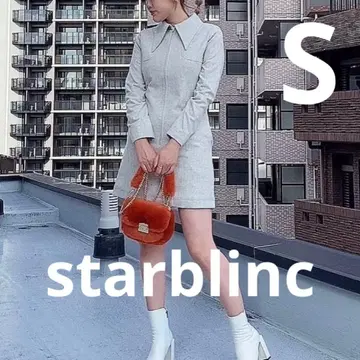 [ S 사이즈 ] starblinc ZIP 셔츠 원피스