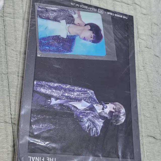 방탄 김석진 에세이북 + 포카