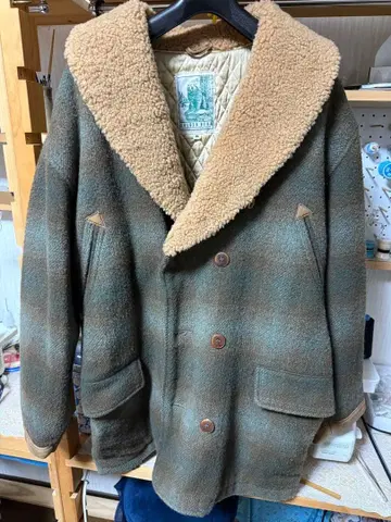 80~90s 빈티지 골든 베어 코트 자켓