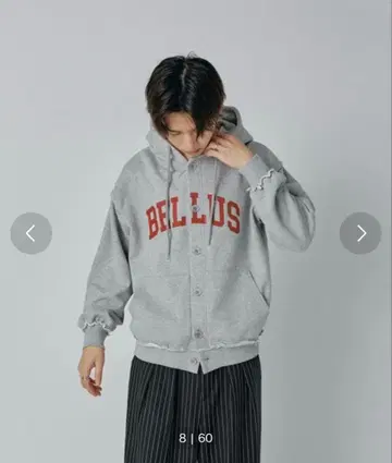 그레이 후드티 M