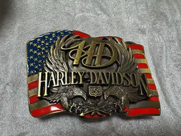 할리데이비슨 버클 미국 국기 디자인