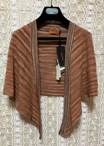 MISSONI 니트 볼레로 오렌지 계열