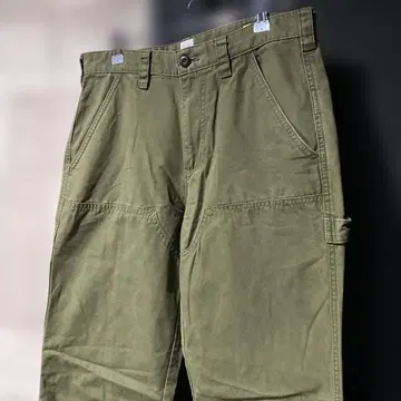 GAP 갭 카펜터 팬츠 더블니 카키 29 x 30 덕