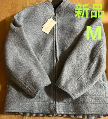 BEAUTY&YOUTH 부클 더블 지퍼 블루종 자켓 코트 새상품