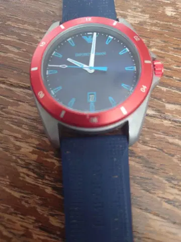 EMPORIO ARMANI 손목시계 배터리 없음 본체만 남성용