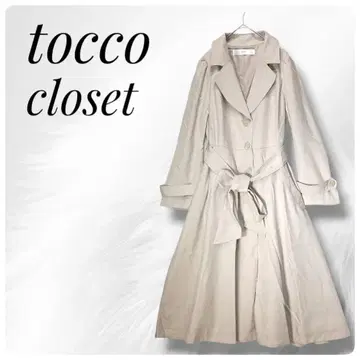 토코 클로젯 tocco closet 베이지 트렌치코트 M 사이즈