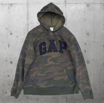 GAP 카모 패턴 후드 부착 후드티 S 사이즈