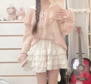 리본 니트 low gauge sailor ribbon knit