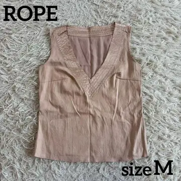 로페 V넥 슬리브리스 튜닉 사이즈 M