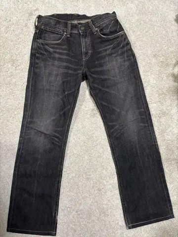 블랙 데님 페이드 wrangler 헤이세이 y2k