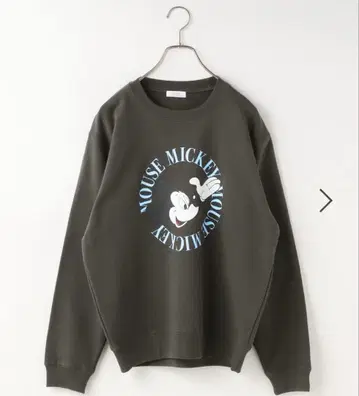 LOWRYS FARM 기모 풀오버 미키 맨투맨