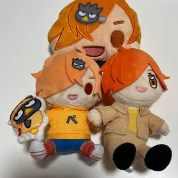 니치죠구미 페인트 봉제 인형 오카오 파우치