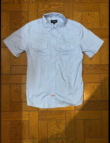 Brixton 반팔 셔츠 S 라이트 블루