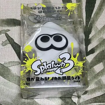 스플래툰 3 색이 변하는! 오징어 방 조명