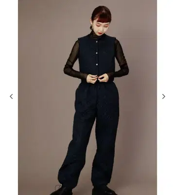 퀼팅 베스트 나이트 블루 unoa 우노아