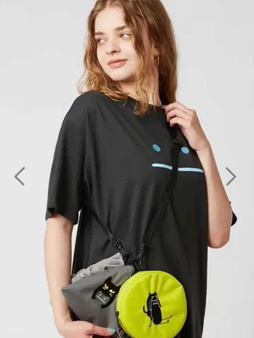 그라니프 아웃도어 고양이 뒤집어쓴 뷰티풀 섀도우 2WAY 미니 파우치 백