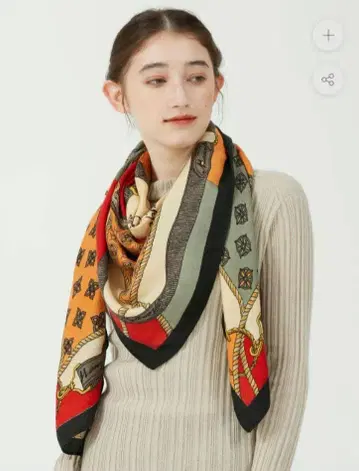 [택 포함 새상품] 마니푸리 울 실크 스톨