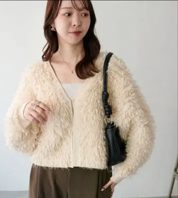 DISCOAT 디스코트 프린지 가디건