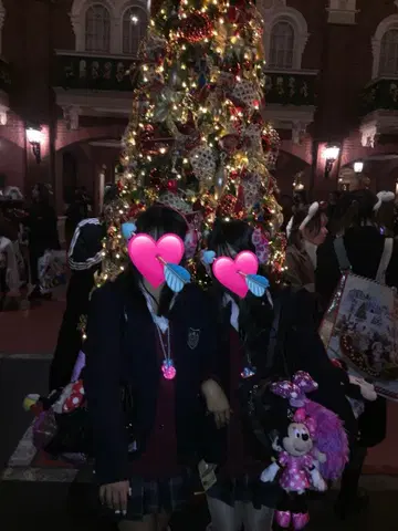 Disney 귀도리 레오파드 무늬