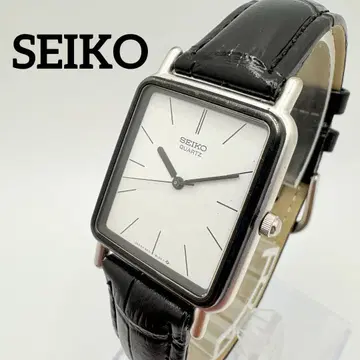 SEIKO 9021-5070 쿼츠 손목시계 화이트/블랙 새상품 배터리
