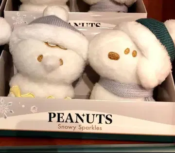 USJ 크리스마스 스누피 봉제 인형 세트