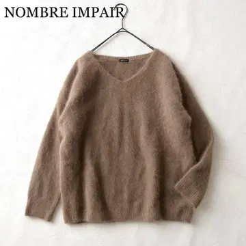 2922Z 새상품급 놈브르 임페어 복슬복슬 퍼 니트 모카