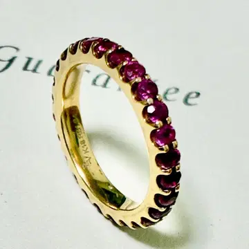 폰테베키오 루비 풀 이터니티 반지