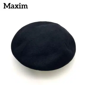 Maxim 맥신 베레모 울 블랙 일본제
