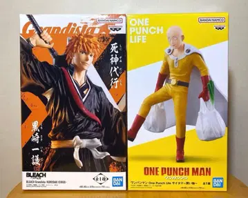 BLEACH 쿠로사키 이치고 & 원펀맨 사이타마 피규어 세트