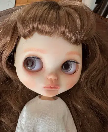 커스텀 아이시 인형 브라운 헤어 본체만